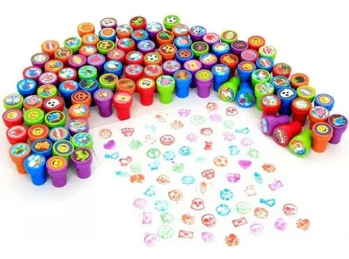 Sellos Infantiles Estampados Didácticos X 4 Unidades
