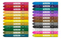 Crayon Jumbo Triangular Paper Mate X 24 Unidades