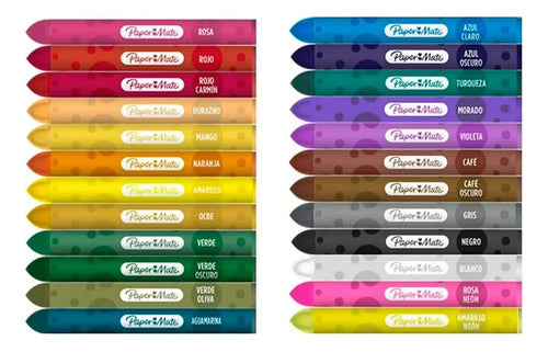 Crayon Jumbo Triangular Paper Mate X 24 Unidades