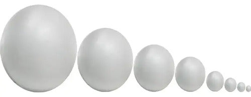 Bola De Icopor Diámetro 6 Cm X 50 Unidades