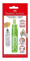 Cinta Correctora Faber Castell Retráctil + Repuesto