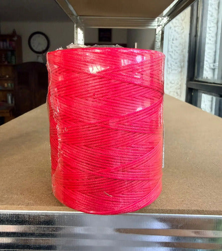 Hilo Encerado Trenzado Resistente Poliéster 1.2mm X 500 Mts Fucsia