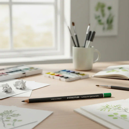 Lápiz Staedtler Graso Verde