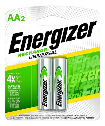 Energizer 2000mah Pila Recargables Aa 2 Unidades