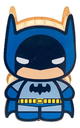 Caja Decorativa En Forma De Batman Para Regalo 18x11x7 Cm Mdf