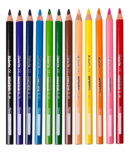 Colores Jumbo 24 Unidades Kores