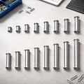 Poste Tornillo Aluminio Para Catalogo 1/2in 1.2cm - 135 Und
