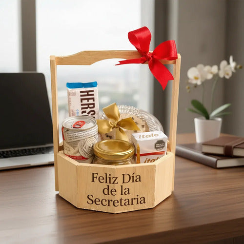 Ancheta Regalo Canasto Día De La Secretaria