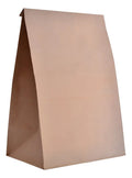 Bolsa Papel Kraft Sin Manija 90gr  20x25x12cm X 12 Pcs Kraft Bolsa Sin Manija