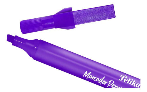 Marcador Permanente Pelikan Azul Caja X 10 Pcs Ref. 418