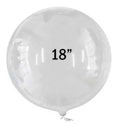 Globo Burbuja 18  X 6 Unidades