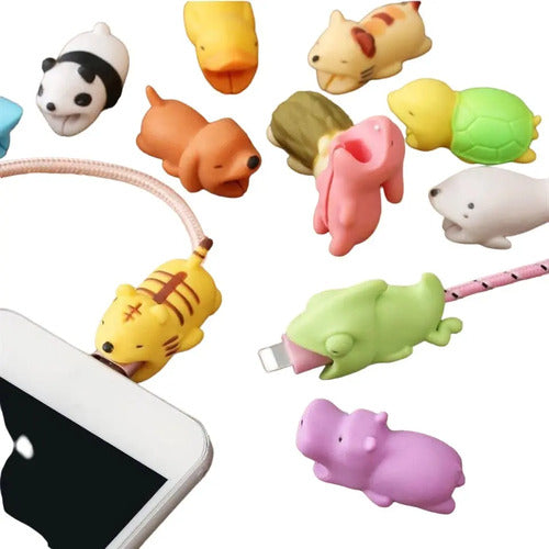 Protector Para Cable Bite Animales Mordelon X 2 Unidades A Elegir