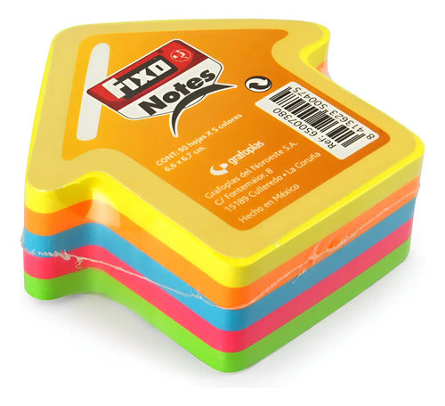 Notas Adhesivas Post It En Forma De Flechas X 300 Hojas Multicolor