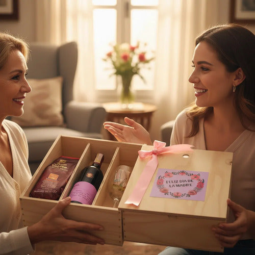 Regalo Ancheta Vino Dia De La Madre