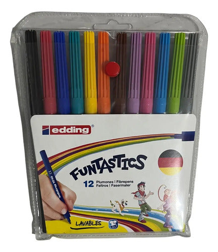 Plumon Funtastics Edding Lavables X 12 Colores