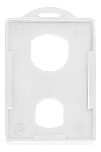 Escarapela Rígida 8.5x5.5cm Vertical X 25 Unidades