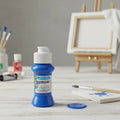 Pintura Cerámica Y Madera Destellos Color Azul Primario