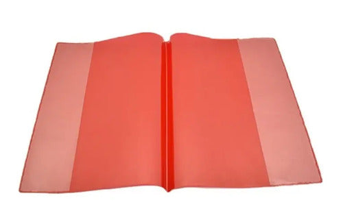 Protector Forro Para Cuaderno Rojo X 50 Unidades Rojo