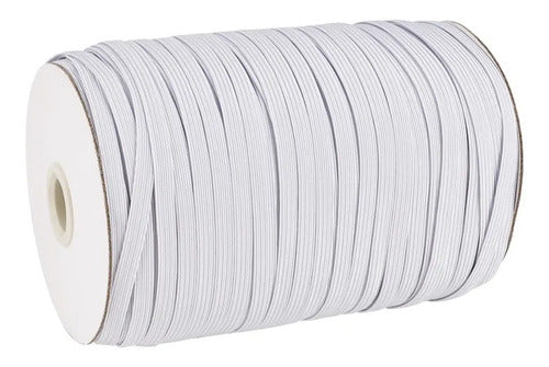 Elástico Resorte Caucho Blanco 5mm X 100 Metros Blanco