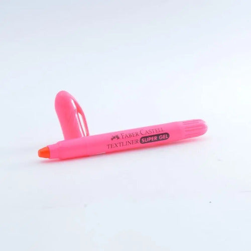 Resaltador Super Gel Faber Castell Rosado
